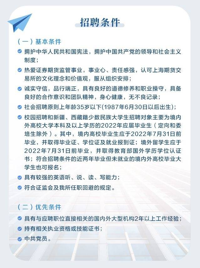 上海期货交易所上海国际能源交易中心招聘26名工作人员