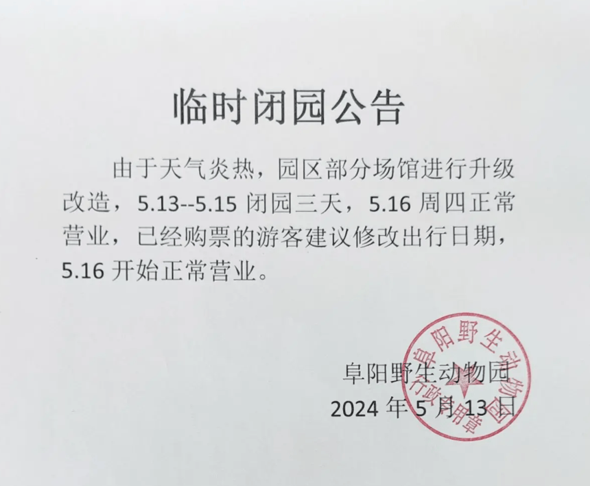 网曝一野生动物园20只东北虎死亡 官方回应：成立调查组全面调查
