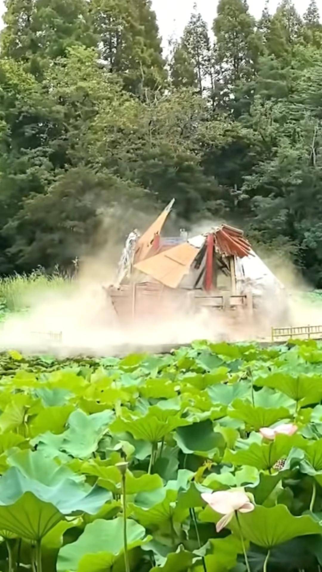 青岛中山公园一凉亭突然倒塌：一年前刚完成修缮<strong></p>
<p>炒币亏钱</strong>，园方称无伤亡原因待查