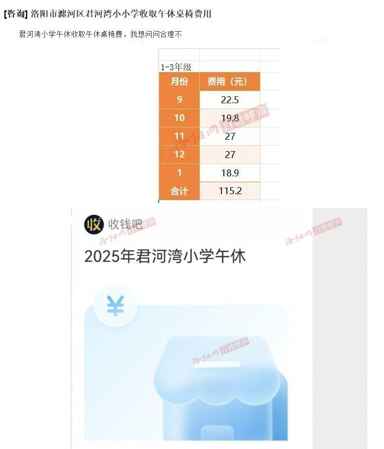 河南洛阳一小学收“午休费”一学期115元<strong></p>
<p>币圈的社区</strong>，教体局：午休椅按天收费，将退费